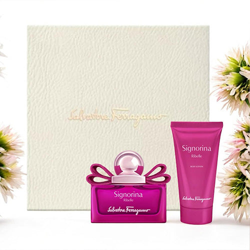SALVATORE FERRAGAMO SIGNORINA RIBELLE SET 2PCS EDP 30ML + BL 50ML
