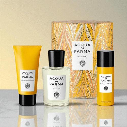 ACQUA DI PARMA COLONIA SET 3 PCS KIT EDC 100ML SG 100ML  BS 50ML
