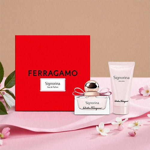 SALVATORE FERRAGAMO SIGNORINA EAU DE PARFUM SET 2PCS 30ML + BL50ML