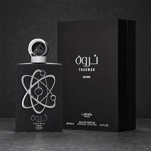 LATTAFA THARWA SILVER EDP 100ML PERFUME ARABE